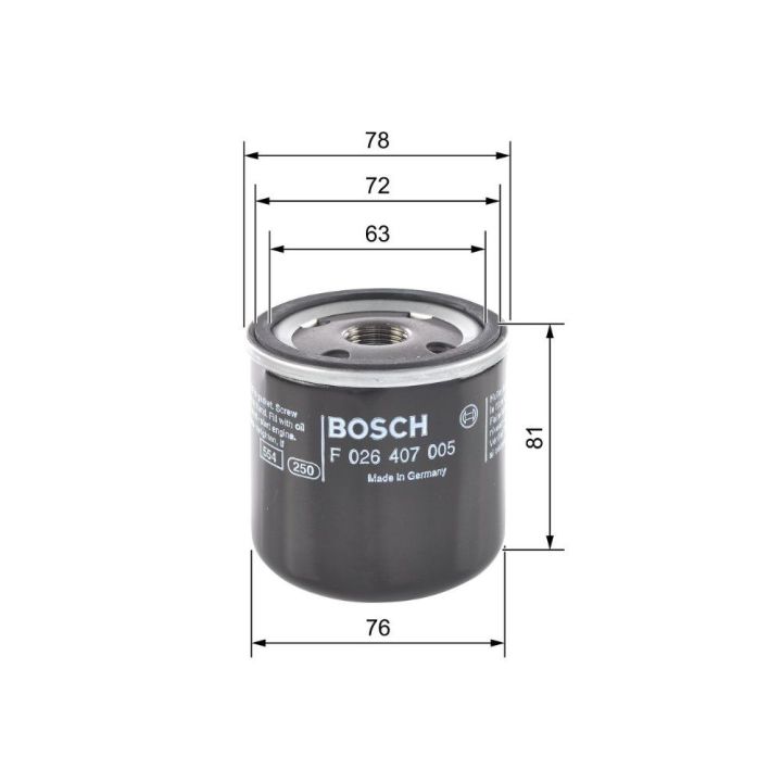 Yağ Filtresi Saab 9-3 9-5 PT Cruiser Voyager Wrangler Grand Voyager - Bosch F026407005