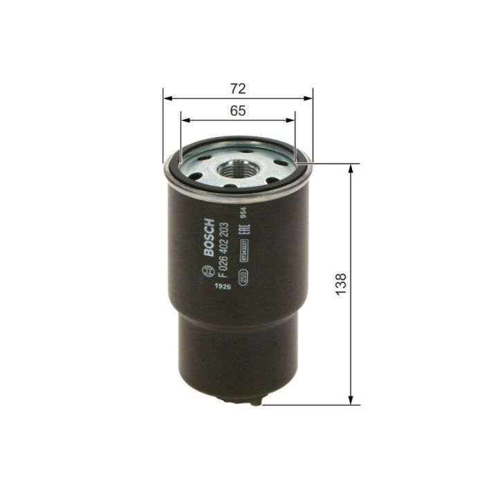 Yakıt Filtresi Mazda 2 CX-3 1.5 1.8 (2014-) - BOSCH F026402203