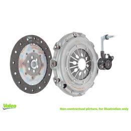 Debriyaj Takımı (Baskı + Disk + Hidrolik Rulman) Renault Clio Megane Scenic (826553+810086) - VALEO 834095