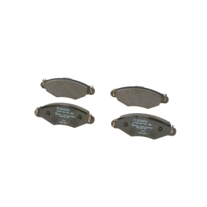 Ön Fren Balatası Peugeot 206 206+ Renault Kangoo (1998-) - BOSCH 0986495244