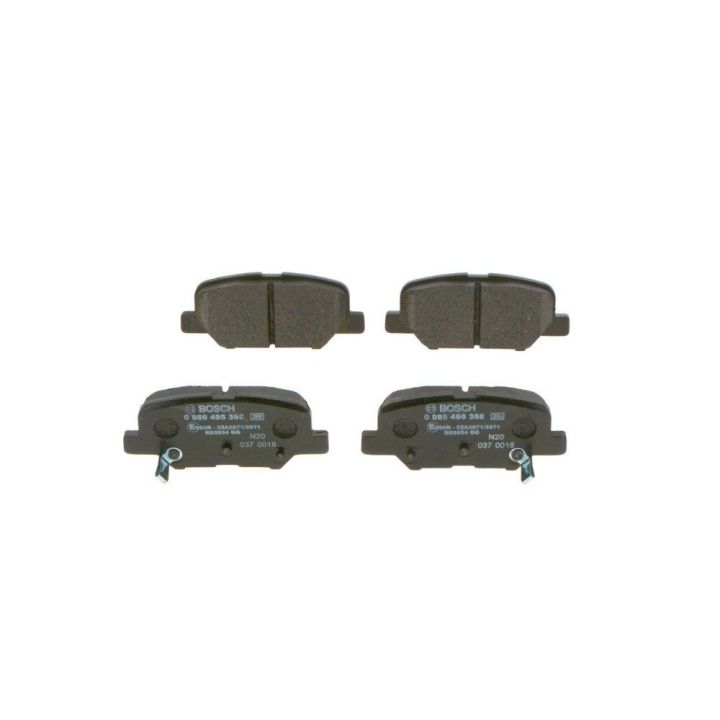 Arka Fren Balatası ASX Outlander Mazda 6 Ve Citroen C4 İçin (2012-) - Bosch 0986495358