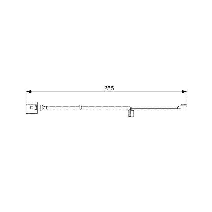 Fren Balatası İkaz Kablosu 255 Mm Q7 Ve Touareg (2004-2015) - Bosch 1987473013