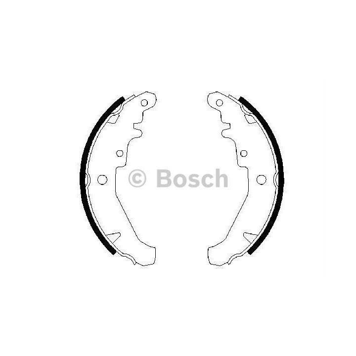 Fiat Palio Siena Pabuçlu Fren Balatası (185x30 mm) - BOSCH F026004630