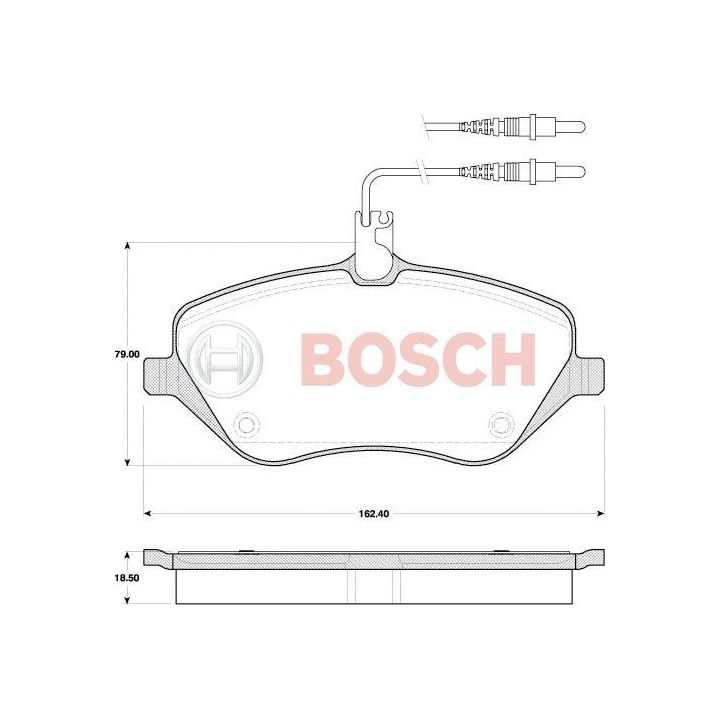 Ön Fren Balatası Citroen C5 - Bosch 0986TB2880