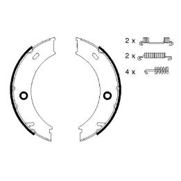 El Fren Balatası Mercedes Sprinter 4T VW LT28 35 46 İçin (1995-2006) - Bosch 0986487611