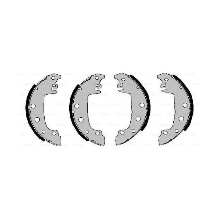 Arka Pabuç Fren Balatası Renault 12 Citroen C15 İçin (Yapıştırma) - Bosch F026004546