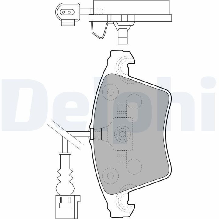 Ön Fren Balatası VW Transporter T5 T6 (2003-) - Delphi LP1913