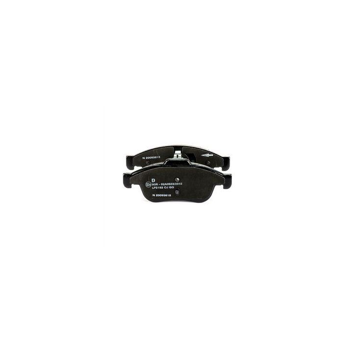 Ön Fren Balatası 155mm Renault Fluence Megane III Captur Ve Dacia Duster (2010-) - Delphi LP2152
