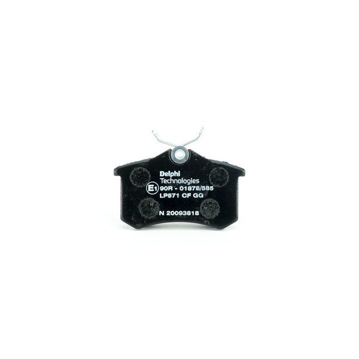 Arka Fren Balatası 87mm Passat 307 Megane II Partner Tepe - Delphi LP571