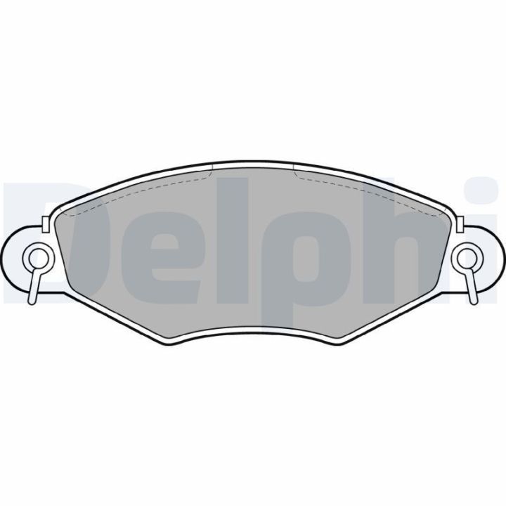 Ön Fren Balatası WVA 21980 PSA Xsara 206 306 Kia Carnival - Delphi LP1617
