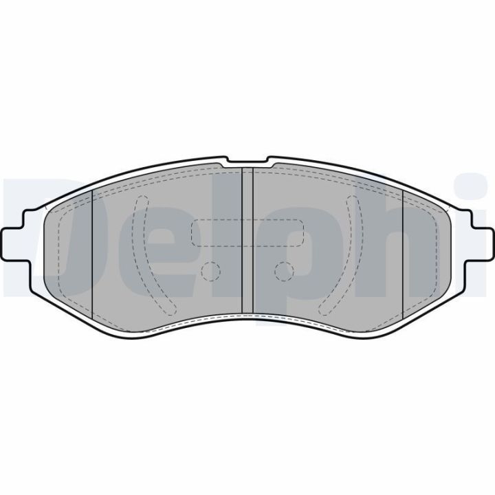 Ön Fren Balatası (133mm) Chevrolet Aveo Kalos (2003-2013) - Delphi LP1895