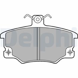 Ön Fren Balatası Alfa Romeo 145 155 Fiat Palio Panda Punto Tempra Uno - Delphi Lp459
