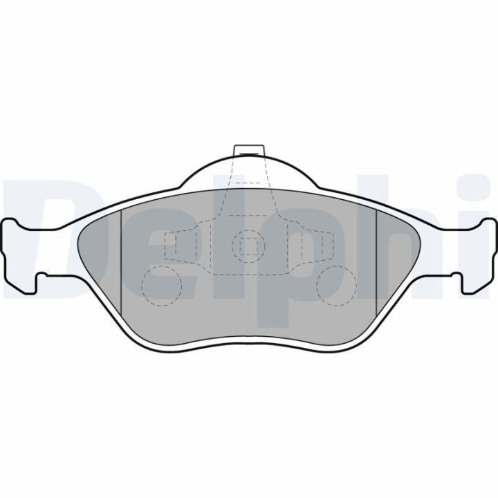 Ön Disk Fren Balatası Ford Fiesta Fusion 1.4i 1.4 TDCI (2000-) - DELPHİ LP1469