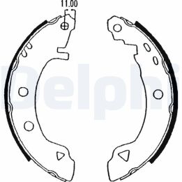Arka Pabu'u00e7 Balata Citroen Ax Renault 19 Express Extra Rapid (1985-2011) - Delphi LS1575