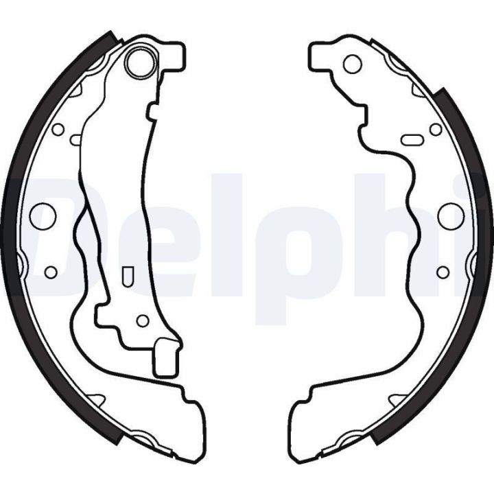 Arka Pabu0u00e7lu Balata 230x42mm Dacia Duster Lodgy Sandero Mercedes Citan (2013-) - Delphi LS2022