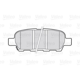 Arka Disk Fren Balatası Qashqai X-Trail Pathfinder Koleos İçin - VALEO 670009