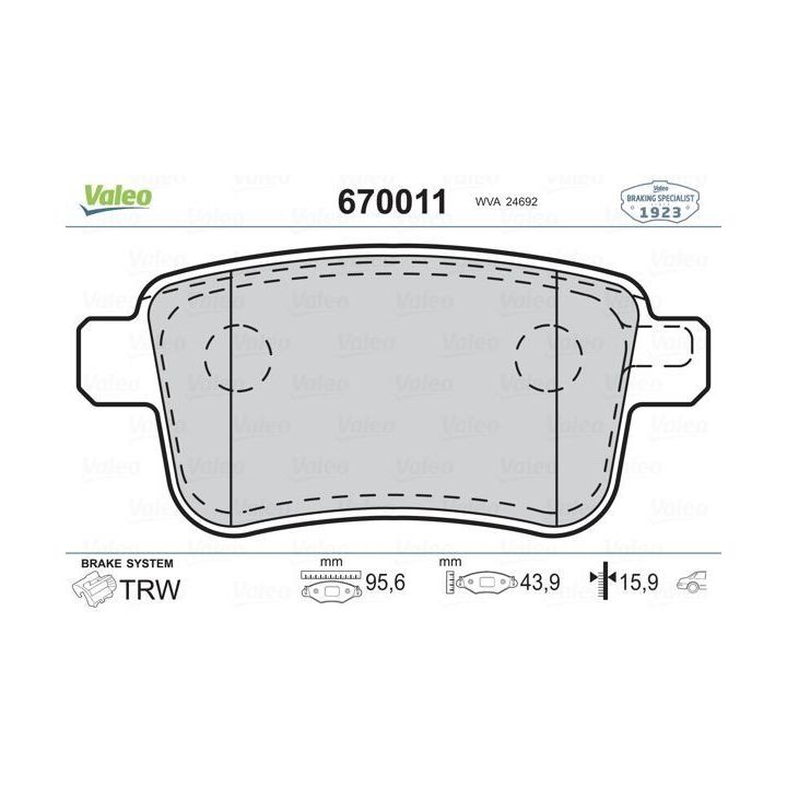 DISK BALATA ARKA RENAULT KANGOO 1.6 1.6 16V 1.5DCI 08-