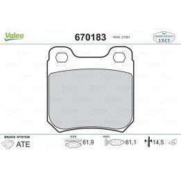 Arka Disk Fren Balatası Opel Omega Senator Vectra Saab 900 9-3 - Valeo 670183