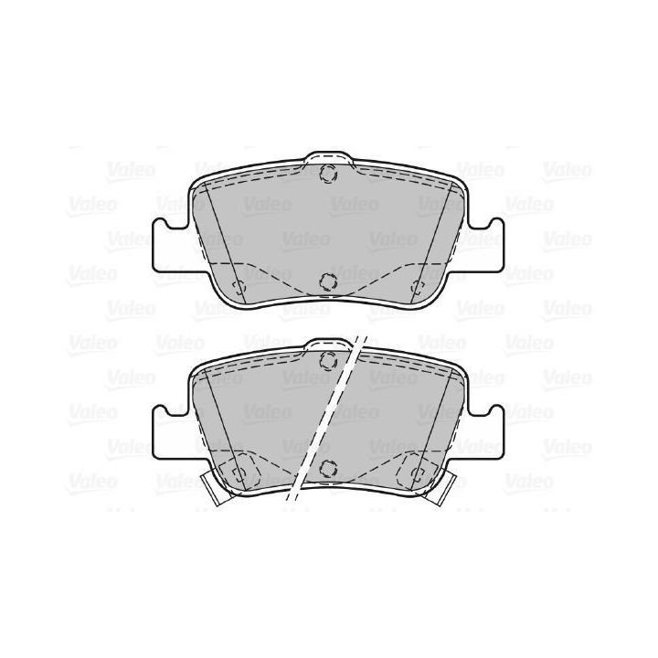 Toyota Corolla Auris Arka Disk Fren Balatası (2003-2007) - Valeo 670377