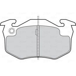 Citroen Saxo Xsara Peugeot 106 206 306 Renault Clio III Arka Balata - Valeo 670396