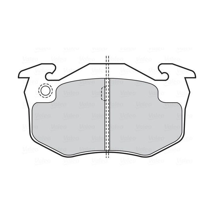 Citroen Saxo Xsara Peugeot 106 206 306 Renault Clio III Arka Balata - Valeo 670396