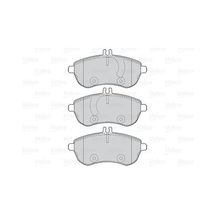 Ön Disk Balatası Mercedes C Serisi W204 S204 Modelleri İçin (2007-) - VALEO 670963
