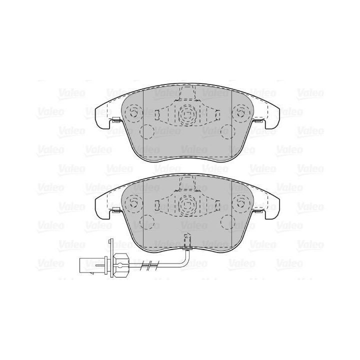 Ön Fişli Disk Balatası Audi A4 A5 1.8 2.0 Motorlar İçin (2007-) - VALEO 670996
