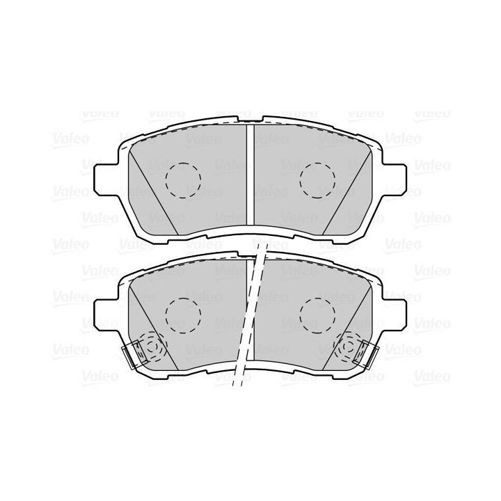 Ön Disk Balatası Ford Fiesta VI Mazda 2 1.3 1.5 İçin (2008-) - VALEO 670999