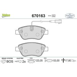Ön Disk Fren Balatası Alfa Romeo Mito 1.4 Fiat Punto Evo 1.2 1.4 1.3D İçin (2008-) - VALEO 670163