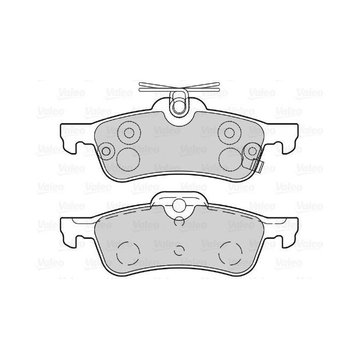 Arka Disk Fren Balatası Toyota Vios ve Yaris İçin (2005-) - VALEO 670028