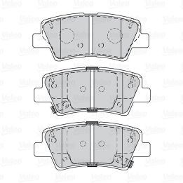 Arka Disk Fren Balatası Hyundai Tucson ve Kia Sportage İçin (2006-) - VALEO 670245