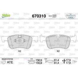 Ön Fren Balatası BMW F20 F30 F32 F36 Serisi İçin - VALEO 670310