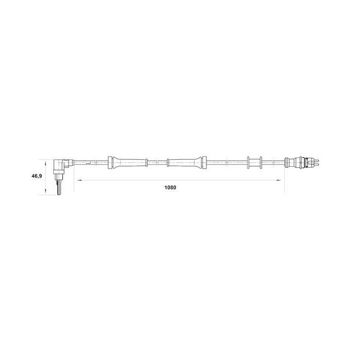 Fiat Marea Ön Tekerlek Devir Sensörü Abs (1999-) - Bosch 0265007074