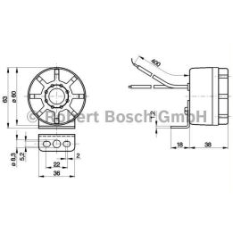 Geri Vites Kornası 12V-24V Üniversal Tüm Araçlar İçin - BOSCH 0986334001