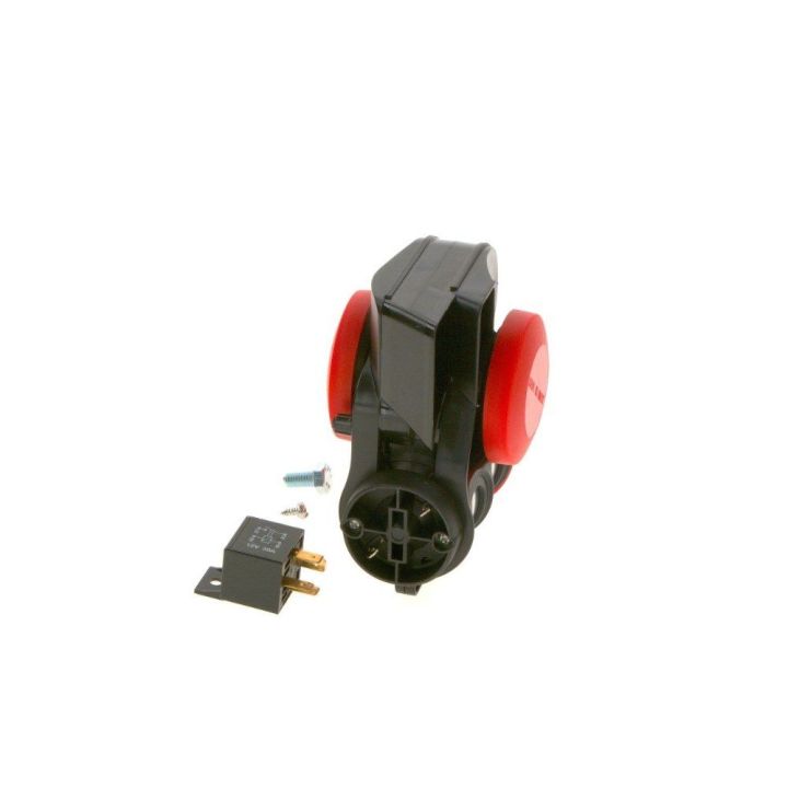 Ferrari Tipi Kompresörlü Çift Tonlu Röleli Korna 12V 240W - BOSCH 0986320400