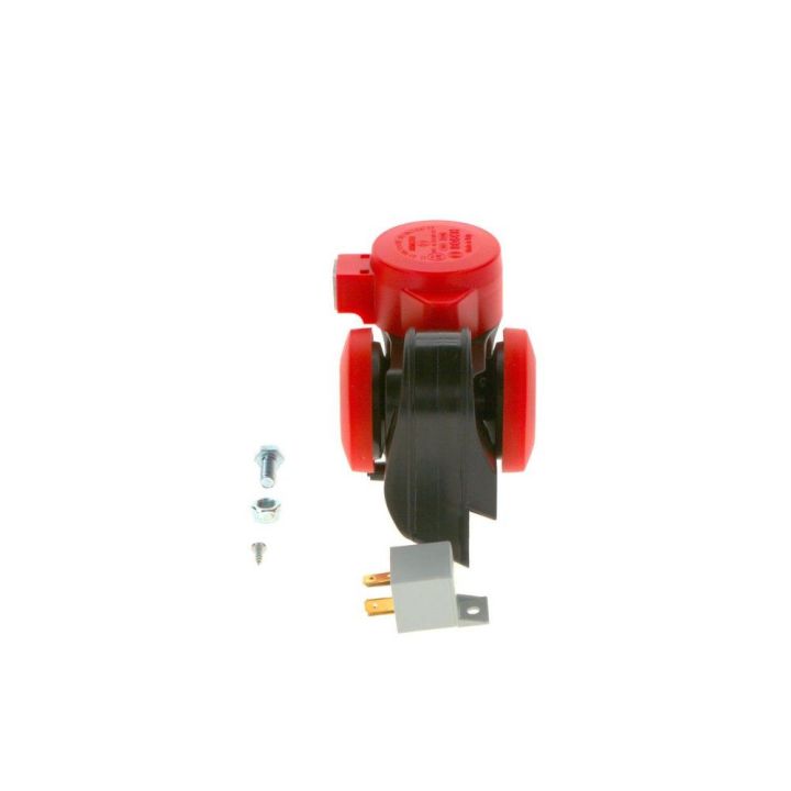 Ferrari Tipi Kompresörlü Çift Tonlu Röleli Korna 24V 520-660 HZ 115DB  - BOSCH 0986320401