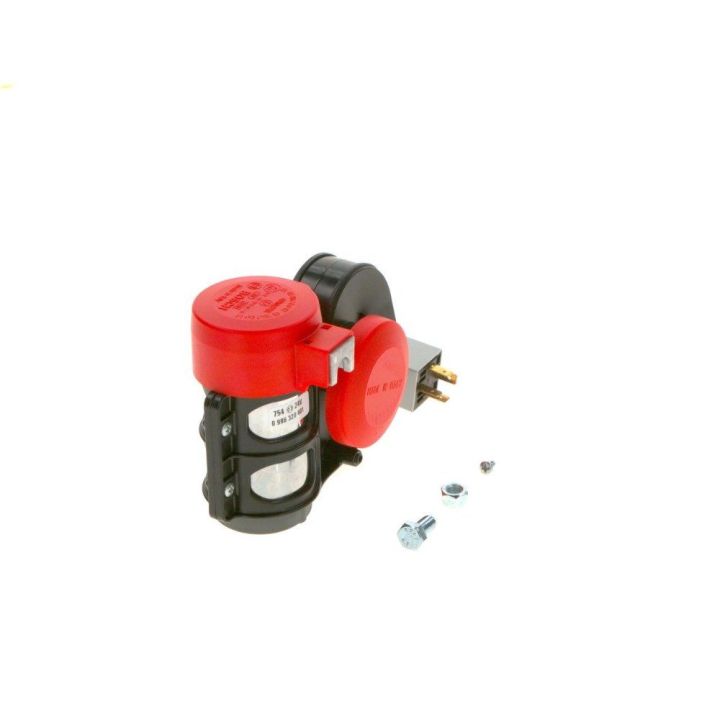 Ferrari Tipi Kompresörlü Çift Tonlu Röleli Korna 24V 520-660 HZ 115DB  - BOSCH 0986320401