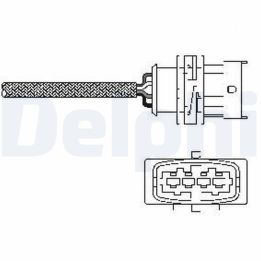 Oksijen Sensörü Z16XEP - Opel Astra H, Vectra C - DELPHİ ES10789-12B1