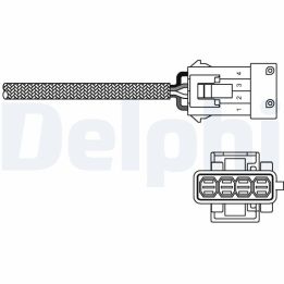 Oksijen Sensörü - Peugeot 307, 407 Citroen C4 - Delphi ES10797-12B1