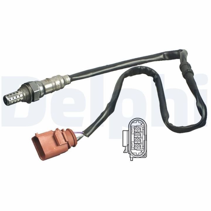 Oksijen Sensörü 720mm VAG A1 A3 A4 A5 A6 A8 Q3 Q5 TT Altea Exeo Leon Toldeo Octavia Superb - Delphi ES11092-12B1