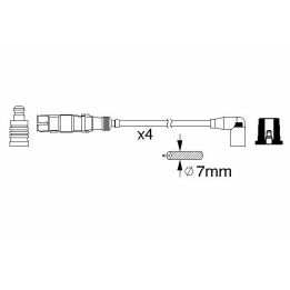 Buji Kablo Takımı Vw Golf 4 Polo Bora Audi A3 Seat Leon Toledo - Bosch 0986356359