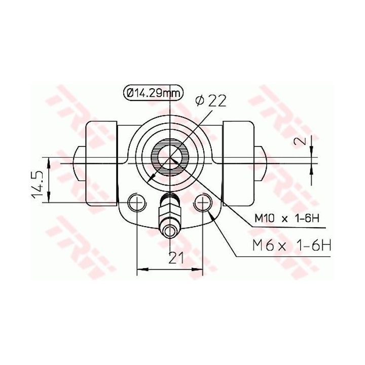 TRW Fren Silindiri Golf II 1.8GTI 83-92 - Jetta 19E 1984-1992 - Passat 80-88