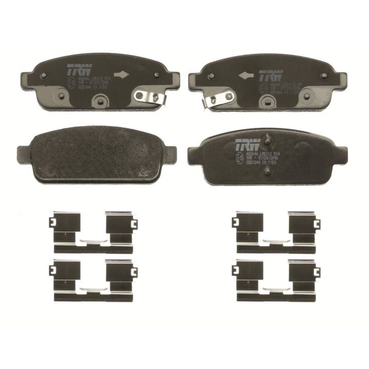 TRW Fren Balatası Arka Wva 25096 Chevrolet Aveo 2013-+ Cruze 2009-+ Orlando 2011-+ Trax 2012-+ Volt 2011-+ Opel Ampera 2011-+ As