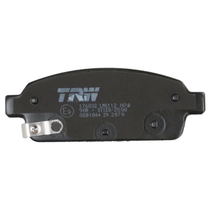 TRW Fren Balatası Arka Wva 25096 Chevrolet Aveo 2013-+ Cruze 2009-+ Orlando 2011-+ Trax 2012-+ Volt 2011-+ Opel Ampera 2011-+ As