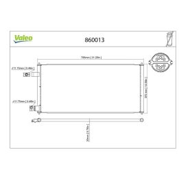 Kondenser Ford Tourneo Connect 2002-2013 - VALEO 860013