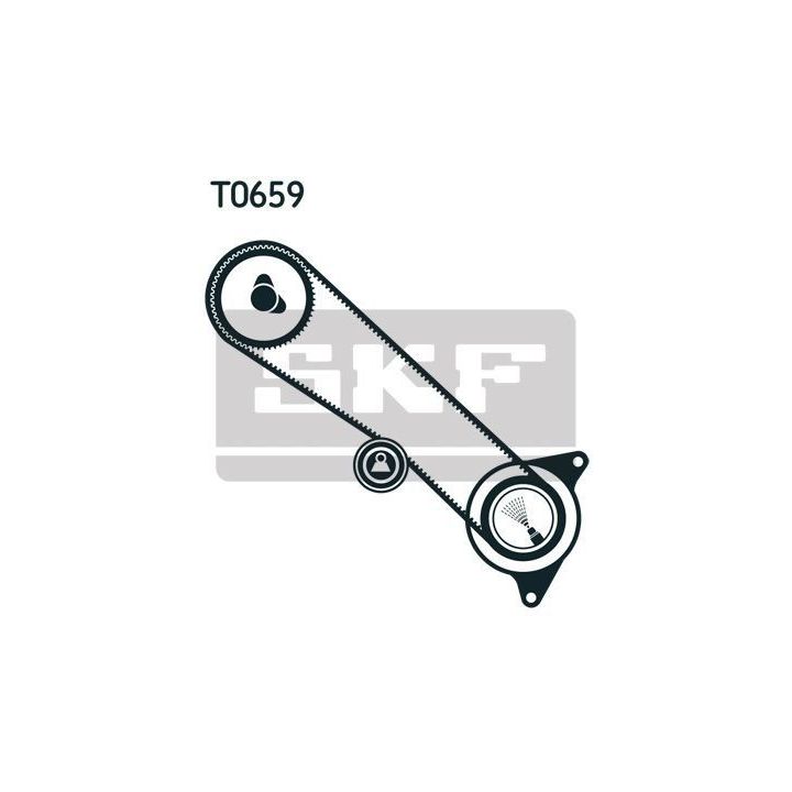 Triger Kayış Seti (97 Diş) Toyota Hilux Land Cruiser Hiace IV 2.5 D İçin (2006-2015) - SKF VKMA91711