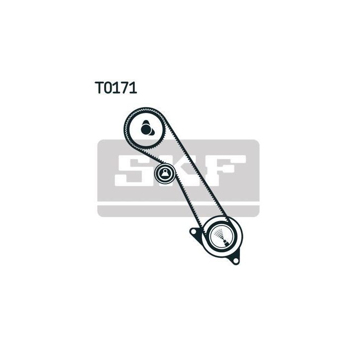 Triger Kayış Seti (91 Diş) Ford C-Max Fiesta Focus Mondeo Connect 1.8 TDCi İçin (2002-2013) - SKF VKMA04108