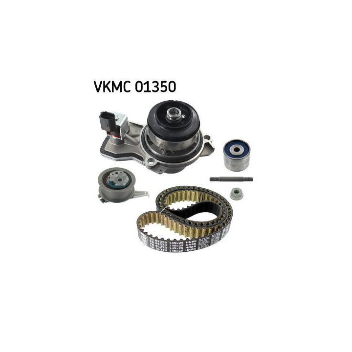 Triger Kayış Seti Su Pompası (145 Diş) VW Polo V 1.4 TDI İçin (2014-2017) - SKF VKMC01350