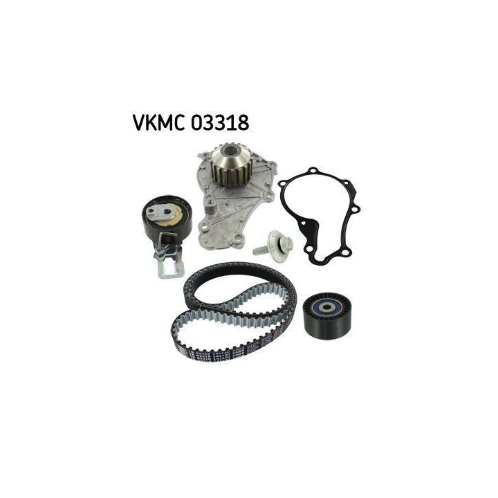 Triger Kayış Seti + Su Pompası (141 Diş) Citroen C3 C4, Ford Focus Fiesta, Peugeot 208 308 İçin - SKF VKMC03318