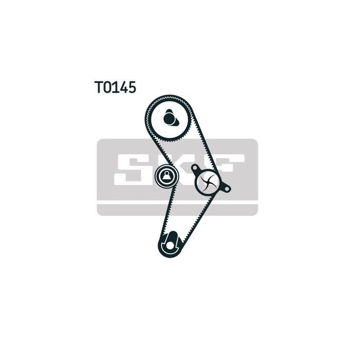 Triger Kayış Seti (129 Diş) Fiat Albea Doblo Grande Punto Fiorino Linea 1.2 1.4 8V (2002-) - SKF VKMA02206